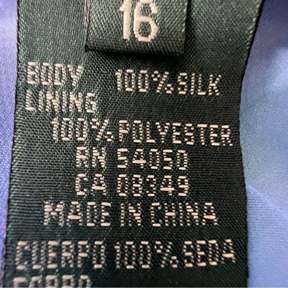 Lauren Ralph Lauren Silk Hawaiian Floral Skirt Size 16 - Picture 11 of 12